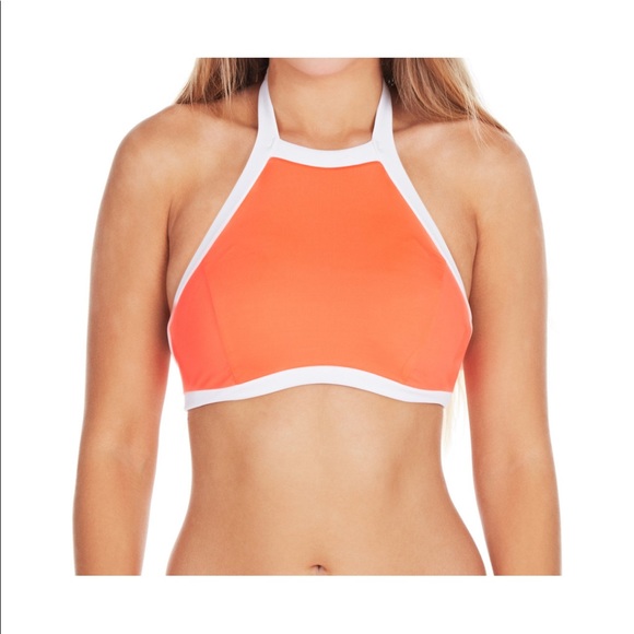 Seafolly Other - Seafolly Size 8 High Halter Neck Bikini Top w/ Tie